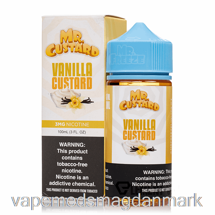 Vape Med Smag Vaniljecreme - Mr Vanillecreme - 100ml 3mg